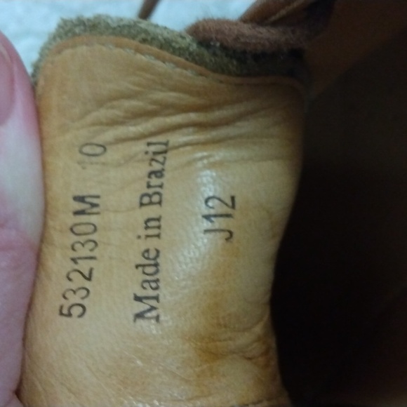 Martin Dingman Tan/Brown Suede Saddle Shoes 10 M - Picture 12 of 14